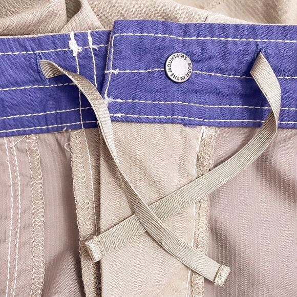 Kuhl Kendra Kapri Capri Pants Size 8 Beige Tan Cropped Hiking Pant Embroidered - Picture 8 of 13